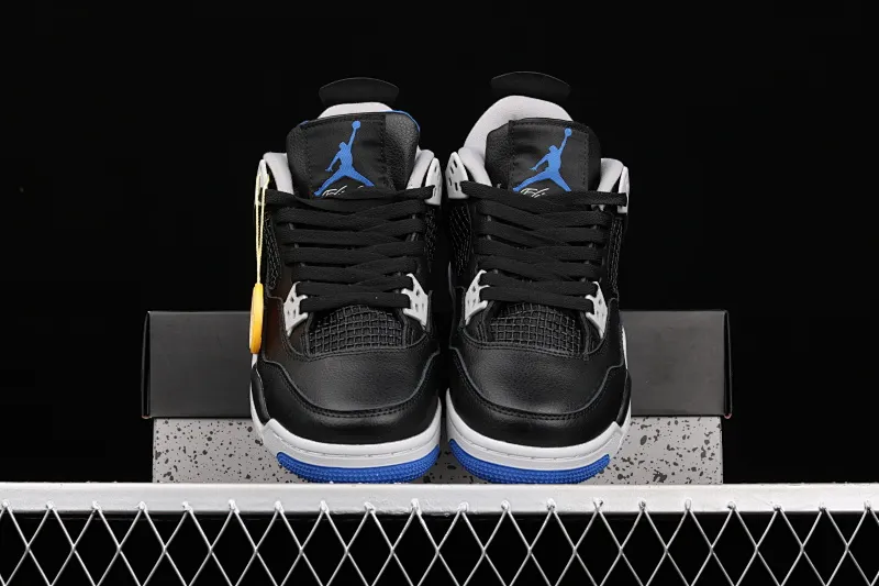 All categories Air Jordan Jordan series basketball shoes Air Jordan 4 G version Air Jordan 4 Retro AJ4 Joe 4 black and blue 308497-006